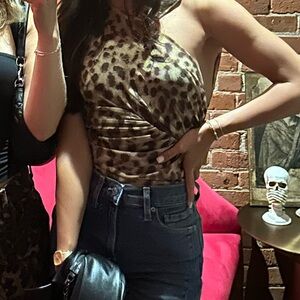 Zara Animal Print bodysuit